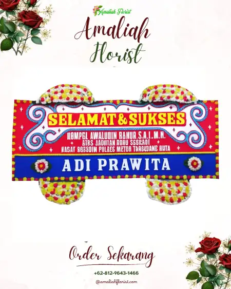 Papan Bunga Ucapan Selamat X Koto